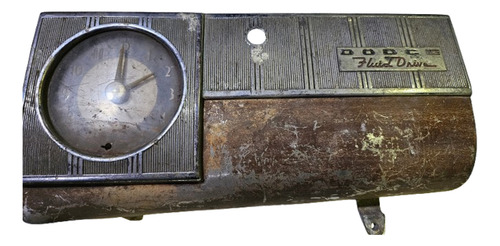 Tapa Guantera Con Reloj Dodge Década 1940 Automovil Antiguo