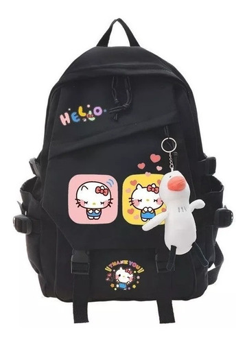 Bolsas De Grande Capacidade Y2k Linda Mochila Sanrio Hello