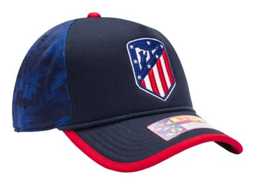 Gorra De Fútbol Estilo Trucker Ajustable Atlético Madrid Azu