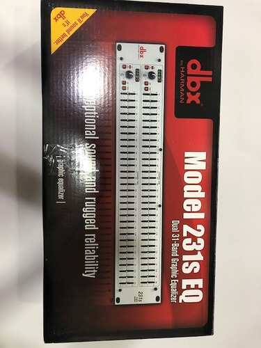 Equalizador Dbx 231s Stéreo 31 Bandas 2 Canais Bivolt C Nota