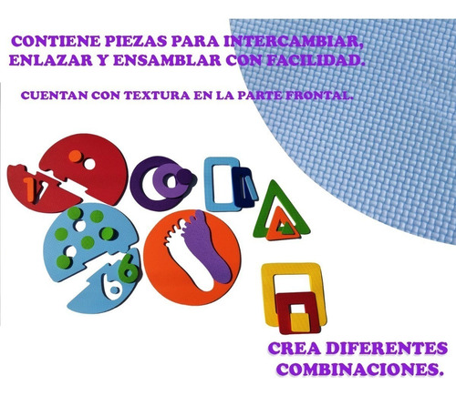 Tapete Juego Uso Múltiple Matemático Material Educativo Niño