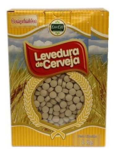 La levadura de cerveza trata la piel con acné, 2000 comprimidos de 1 kg, sabor sin sabor