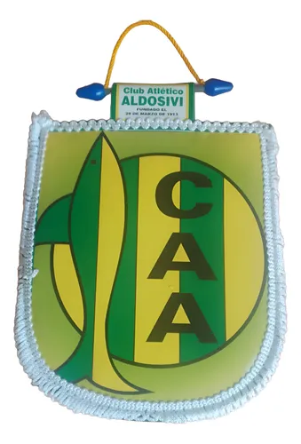 Aldosivi De Mdp Banderín Pvc Acolchado Escudo Cumple Torta