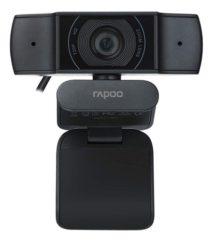 Webcam C200 Hd 720p Usb 2.0 Preto  Rapoo Ra-015