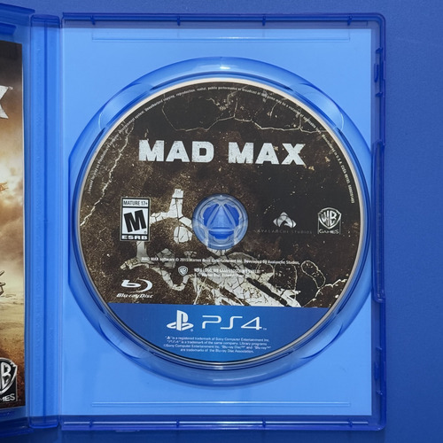 Mad Max Ps4 Playstation Original (Usado)