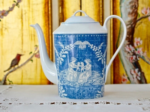 Cafetera Porcelana Philippe Deshoulières Limoges Crespieres 