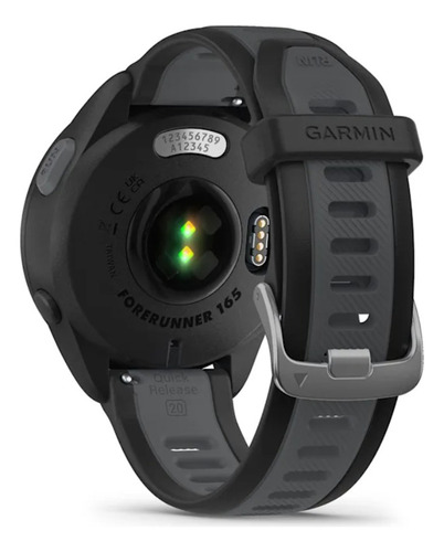 Garmin 165 Névoa Gps 4gb Monitor Cardíaco Garantia 1 Ano Nf Cinza-escuro Mesh Cinza-escuro Cinza-escuro