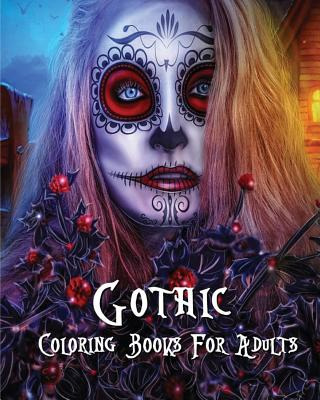 Libro Gothic Coloring Books For Adults: Stress Relieving ...