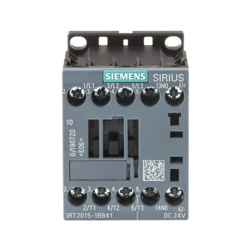 Siemens - Contactor De Potencia 7a, 3 Polos, Tipo Tornillo