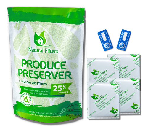 Paquete De 2 Tiras Indicadoras Natural Filters Produce Prese