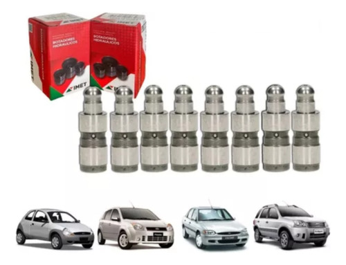 Kit 8 Botador Hidraulico Ford Ka Fiesta Ecosport 1.6 8v 2010