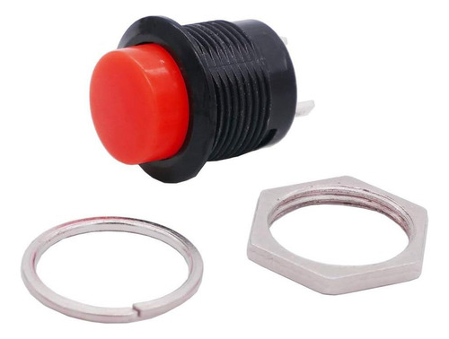 Interruptor De Botón Push Momentáneo Spst Mini Apagado En +