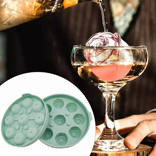 Bandeja Para Cubitos De Hielo De Silicona Bandejas De Hielo