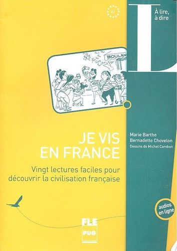 Je Vis En France - 20 Lectures Faciles, De Barthe, Marie. Editorial Presses Universitaires Grenoble Frances En Francés