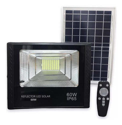 Reflector Led Solar 60w + Control