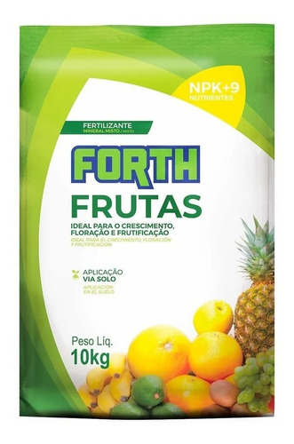 Imagem 1 de 5 de Fertilizante Adubo Forth Frutas Farelado Pomar 10 Kg