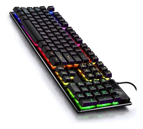 Teclado Rgb Gamer Usb Multicolor
