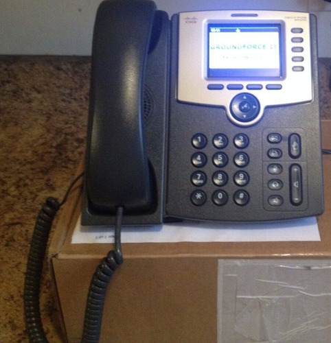 Cisco Spa525-g 5-line Business Ip Phone Color Display  S Cce