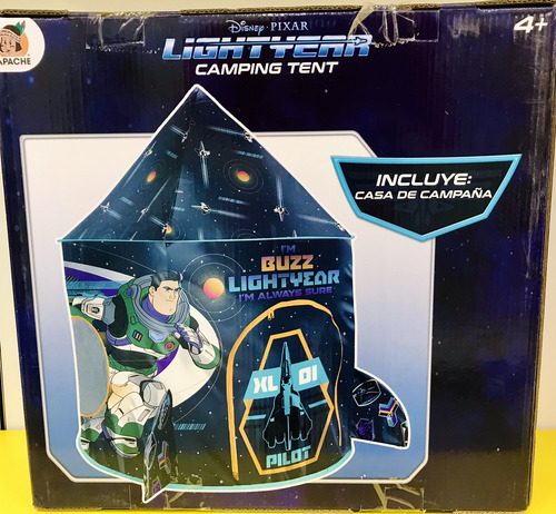 Casa De Campaña Infantil Buzz Lightyear Nave Apache En Caja Azul (Usado)