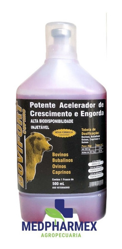 Imagem 3 de 10 de Bovifort 500ml Promotor Engorda Cabra Novilha Bovino Bezerro