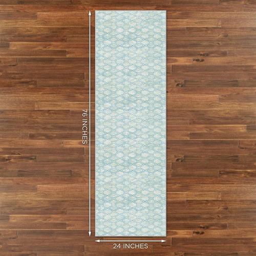 Gelpro Nevermove - Alfombra De Corredor Enrejada Envejecida,