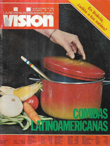 Revista Visión 18 Octubre 1982 / Comidas Latinoamericanas