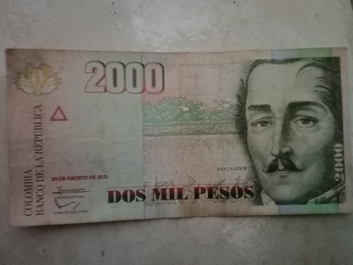 Billete De 2000 Antiguo 