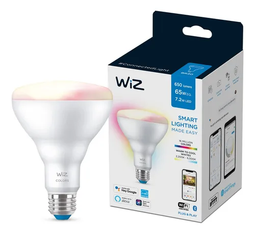 Luces Inteligentes Led De Colores Wiz Con Control Remoto Y A