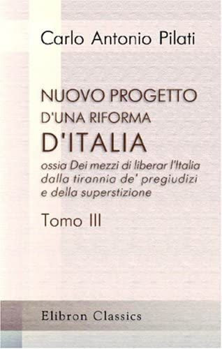 Libro: Nuovo Progetto D Una Riforma D Italia, Ossia Dei Mezz