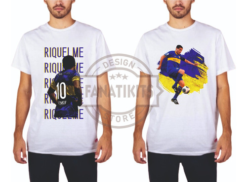 Boca Juniors Riquelme 20 Plantillas Png Sublimación Remeras
