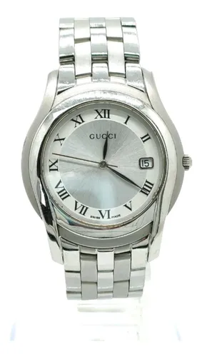 Reloj gucci plateado deals