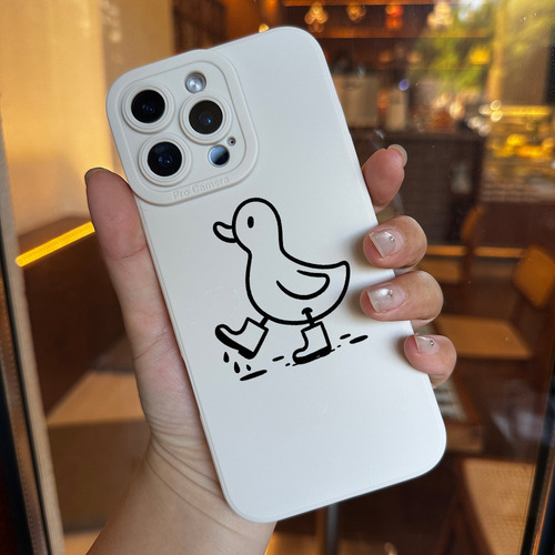 Capa Duck Funda Para iPhone 12 13 14 15 16 Pro Max Slim Fit,