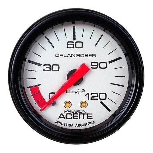 Presion De Aceite Orlan Rober Classic 52mm 120lbs Mecánico