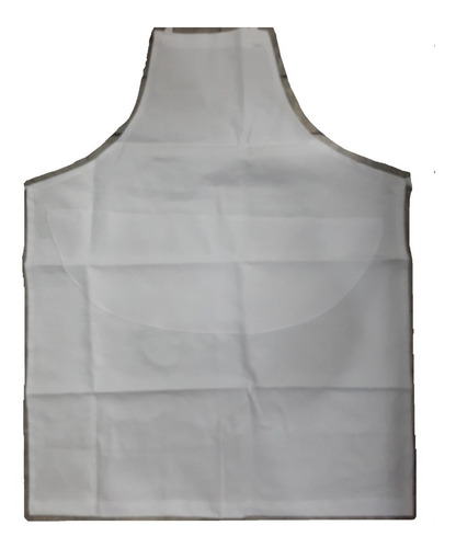 Imagen 1 de 4 de Delantal Con Pechera Carnicero Blanco