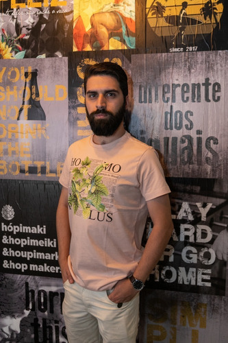 Camisa Meia Malha Com Estampa Localizada