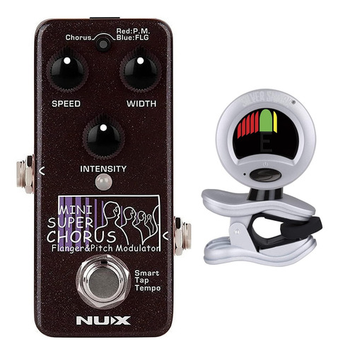 Nux Mini Scf Super Chorus Flanger Y Efectos De Paso Paq...