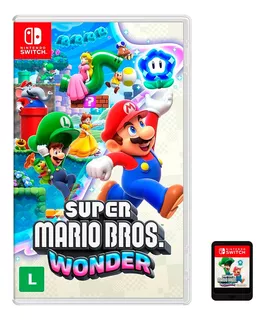 Jogo Super Marios Bros Wonder Mídia Física Nintendo Switch