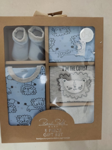 Set De Regalo Para Bebe De 0 A 6 Meses 5 Piezas