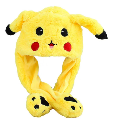 Gorrito Levantaorejas Kawaii Pikachu