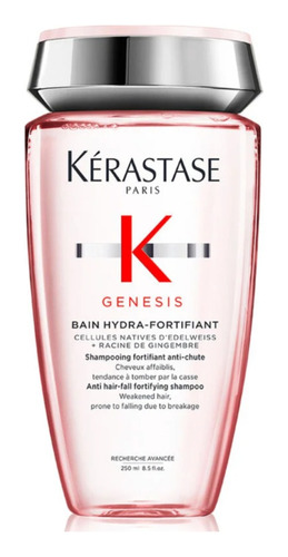 Shampoo Kérastase Anti-caída Bain Hydra-fortifiant Genesis 