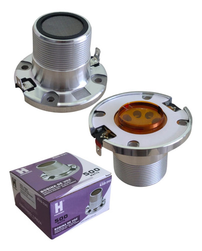 Diafragma Bobina Voz Driver Titanio Harden Ksd-5nvc 8 Ohms