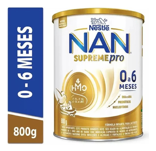 Fórmula Infantil Nestlé Nan Supreme Pro 800g 0-6 Meses