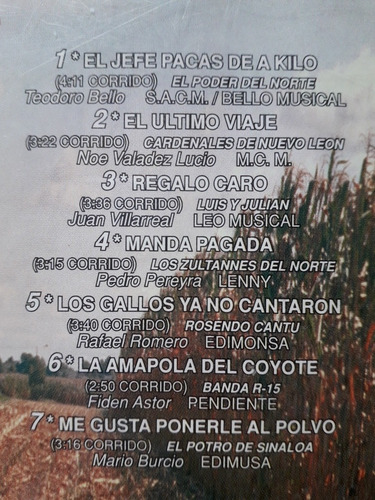 15 Corridos Pa Compas Bien Pesados Cd (Usado)