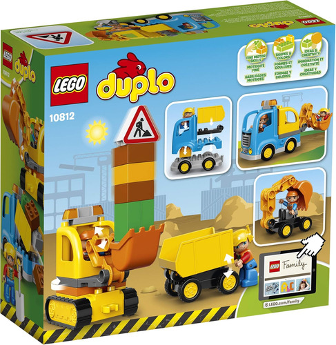 Lego Duplo Town Camión Y Excavadora De Orugas 10812 Camión V