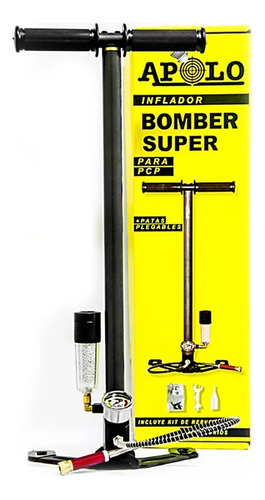 Inflador Apolo Pcp Super Bomber 6000 Psi Filtro Humedad