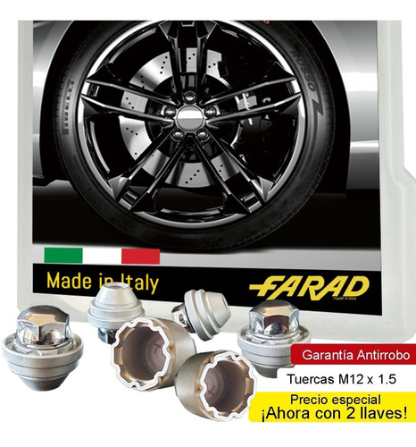 Birlos De Seguridad Sensores De Reversa 12 X 1.5 Hyundai Ela