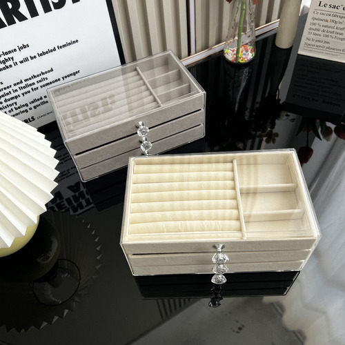 Fe Caja For Guardar Collares, Anillos Y Joyas