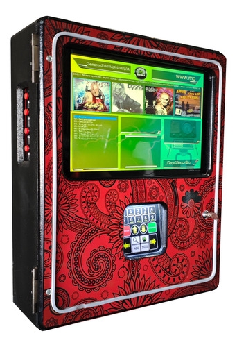 Rockola De Pared Wi-fi Red Rojo