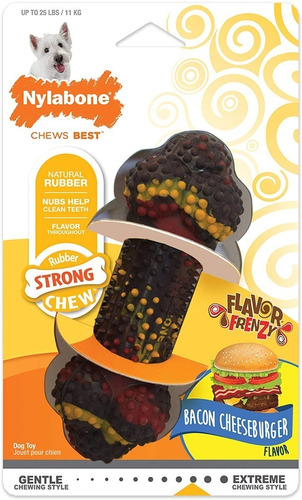 Nylabone Juguete Masticable / Hamburguesa /talla S