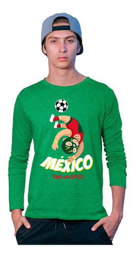 Playera Mundial- Lucha Libre- Chilena - México - Qatar 2022